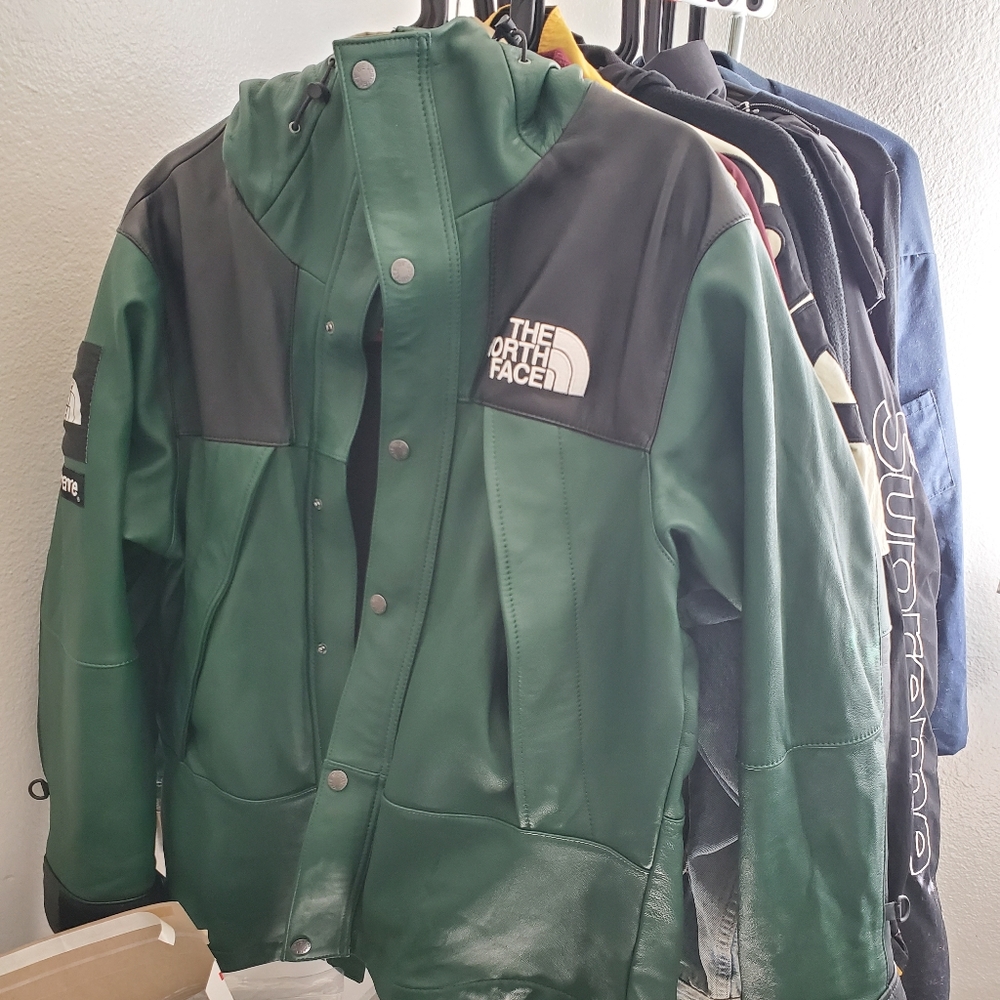 Supreme The North Face Leather Mountain Parka